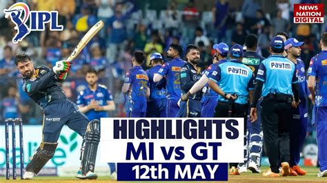 mi vs gt highlights 2016